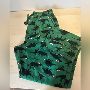 3/$15 Christmas Dinosaurs flannel pyjama bottom